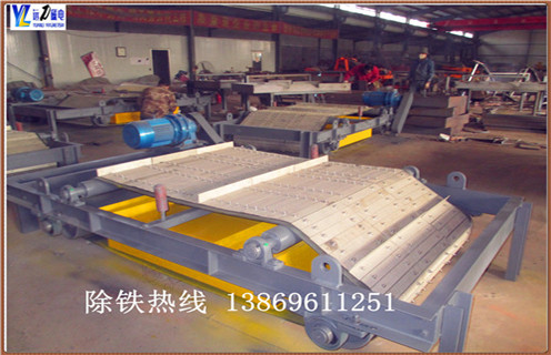 自卸式電磁除鐵器，福建超強(qiáng)干式自卸式電磁除鐵器_福建超強(qiáng)干式自卸式電磁除鐵器廠家配件_型號及工作視頻