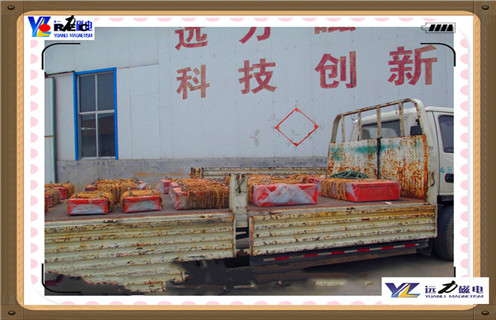 懸掛式永磁除鐵器，山西懸掛式永磁除鐵器定制_內(nèi)部磁塊安裝方法_山西懸掛式永磁除鐵器定制供應(yīng)型號價格